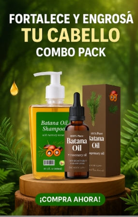 🌿 PACK BATANA: SHAMPOO + ACEITE DE BATANA